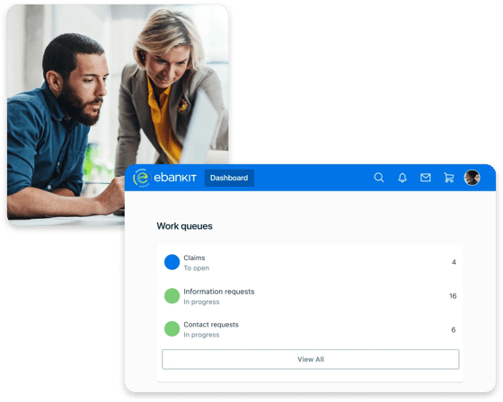 ebankit front office work queues