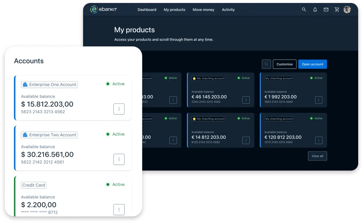 A single platform multiple accounts