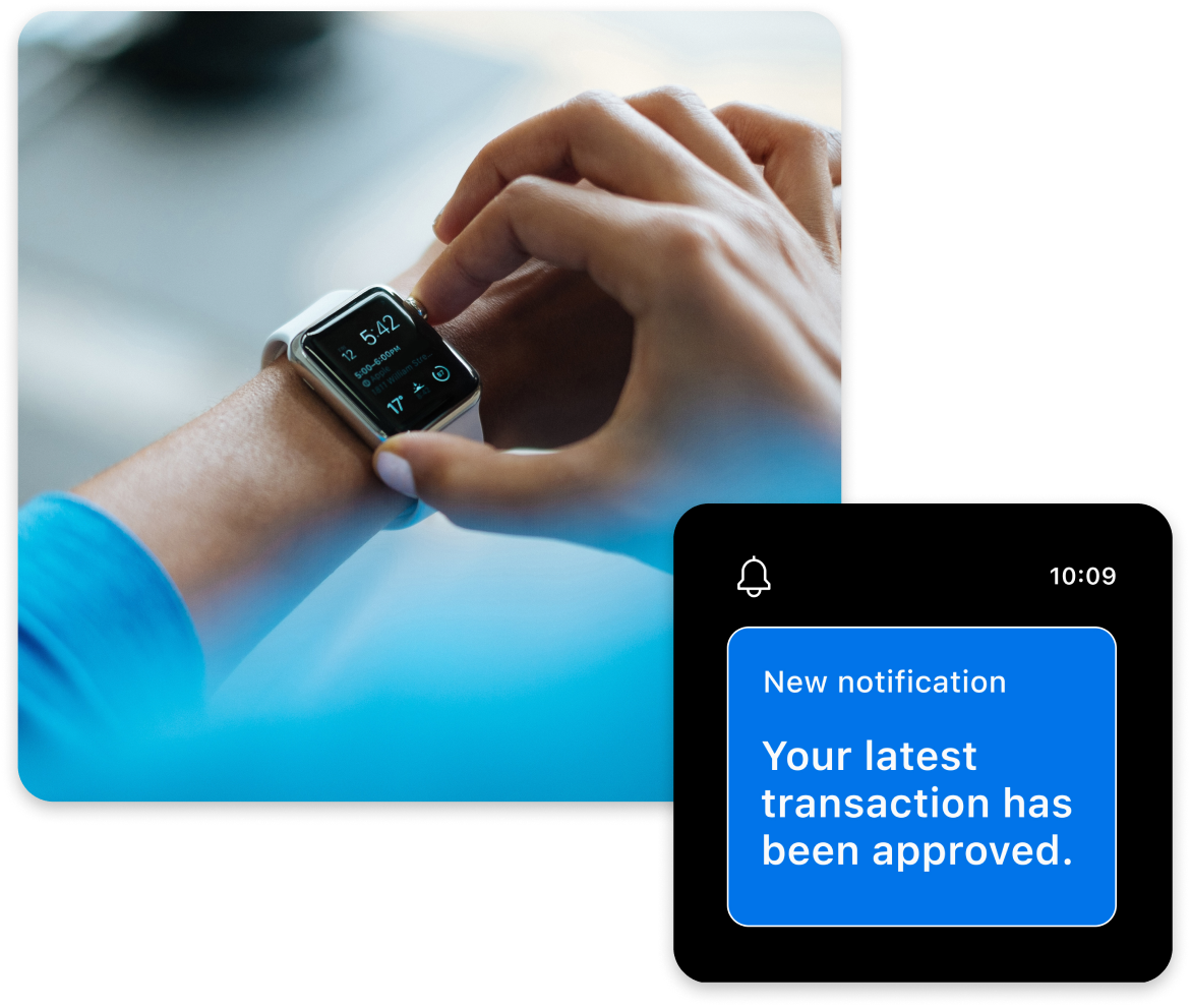 ebankit notifications smart watch